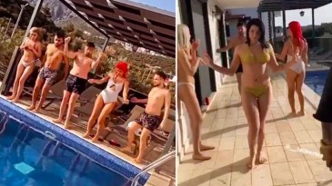 Antalya’da villada ‘pes’ dedirten kaçak havuz partisi