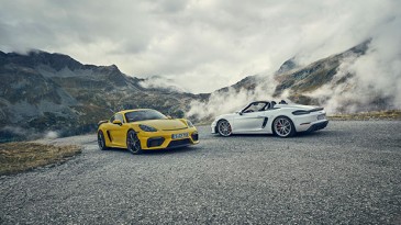 Porsche 718 Spyder ve 718 Cayman GT4 tanıtıldı! İşte özellikleri