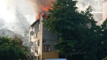 Ortaçeşme Mahallesi’nde Büyük Yangın