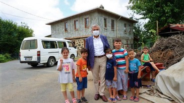 Çocuklar istedi Başkan Murat Aydın yaptı