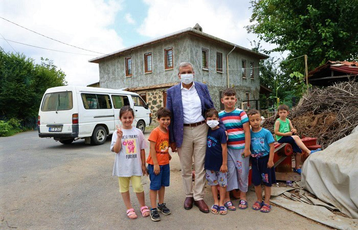 Çocuklar istedi Başkan Murat Aydın yaptı