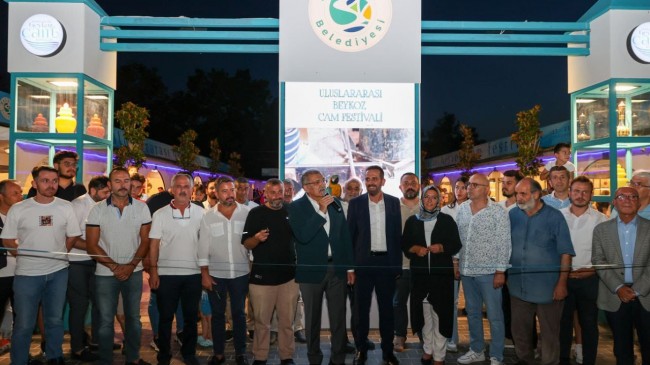 “Beykoz Uluslararası Cam Festivali” Işıltıyla Başladı