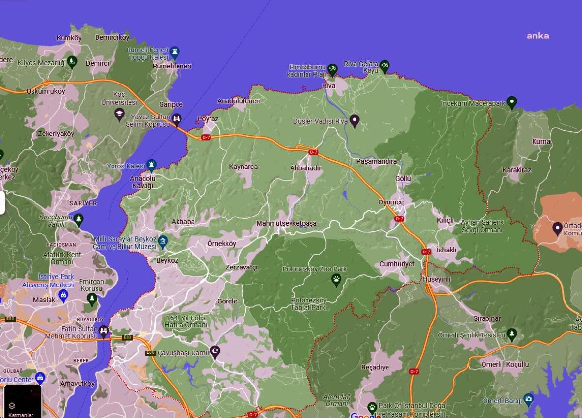 Beykoz’daki Karadeniz Kuşağı Doğal Sit Alanı ‘Kesin Korunacak Hassas Alan’ İlan Edildi